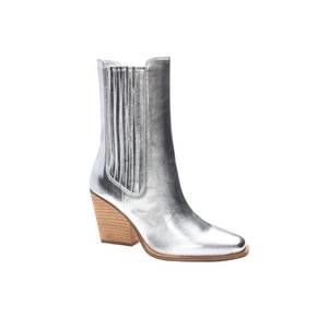 NEW CHINESE LAUNDRY women's cali bootie in silver